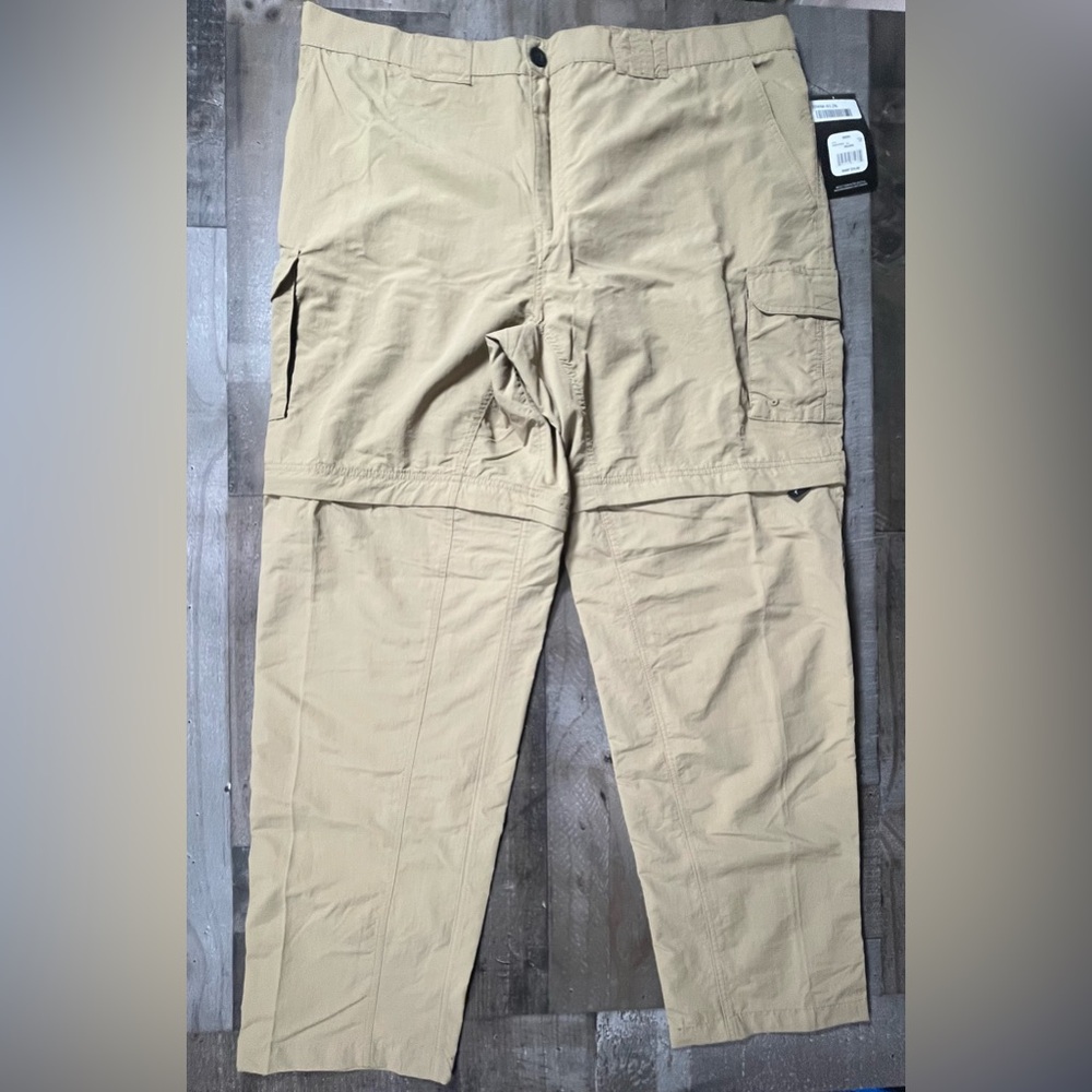 Swiss Alps Beige Convertible Lightweight Quick Dry Performance Pants Size XXL